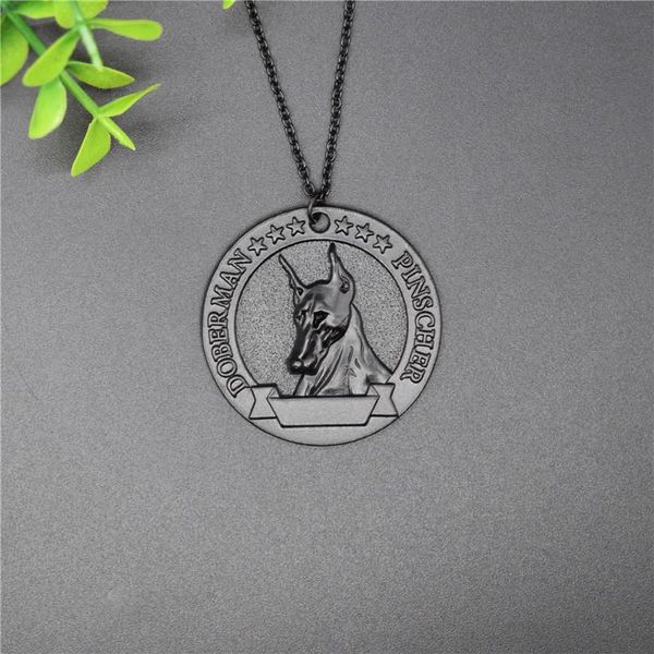 pendant necklaces vintage doberman pinscher medal necklace retro style metal women jewellery dog, Silver
pendant necklaces vintage doberman pinscher medal necklace retro style metal women jewellery dog, Silver