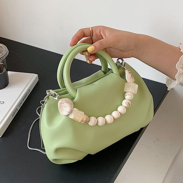 shoulder bags solid color pleated pu leather for women 2021 beaded luxury handbag women's brand chain crossbody bag travel totes
shoulder bags solid color pleated pu leather for women 2021 beaded luxury handbag women's brand chain crossbody bag travel totes