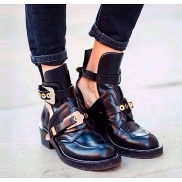 boots classics fashion womens ankle short round toe high vintage buckle strap square heelwinter big size shoes, Black
boots classics fashion womens ankle short round toe high vintage buckle strap square heelwinter big size shoes, Black