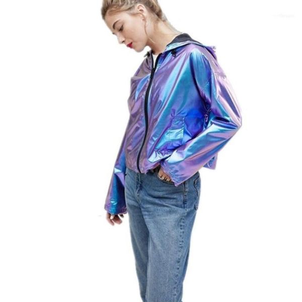 women's jackets qooth women gradient colorful metal color waterproof hooded jacket casual bomber coat loose zipper cardigan long sleeve, Black;brown
women's jackets qooth women gradient colorful metal color waterproof hooded jacket casual bomber coat loose zipper cardigan long sleeve, Black;brown