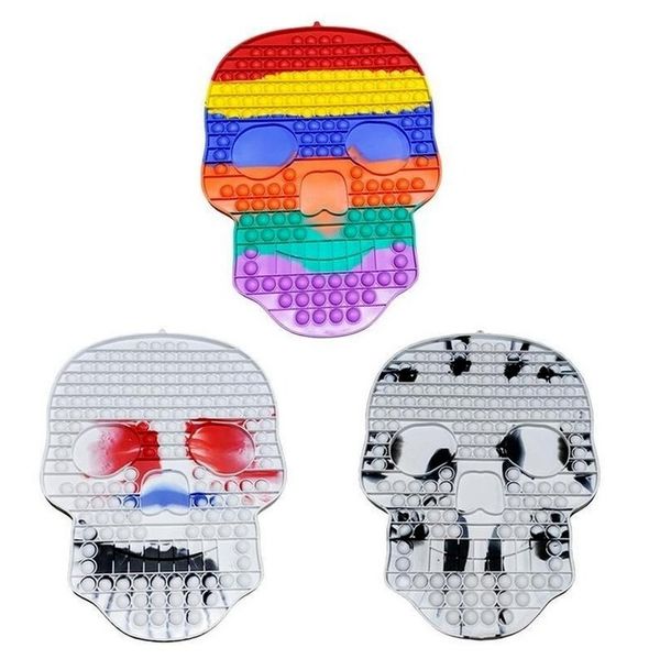 skull fidget toy halloween fun push bubble game anti stress decompression toys gift a855
skull fidget toy halloween fun push bubble game anti stress decompression toys gift a855
