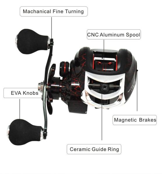 fishing reel baitcasting 18+1 ball bearings high speed with magnetic brake system reels
fishing reel baitcasting 18+1 ball bearings high speed with magnetic brake system reels