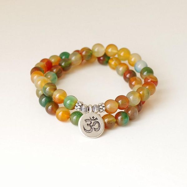 charm bracelets colorful onyx stone strand double layer bracelet yoga chakra mala om buddha beaded handmade jewelry, Golden;silver
charm bracelets colorful onyx stone strand double layer bracelet yoga chakra mala om buddha beaded handmade jewelry, Golden;silver