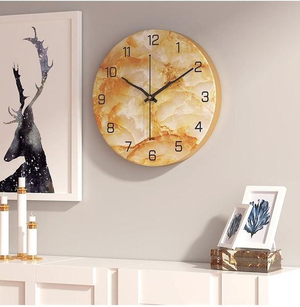 wall clocks nordic fashion marble texture metal living room round clock simple creative
wall clocks nordic fashion marble texture metal living room round clock simple creative