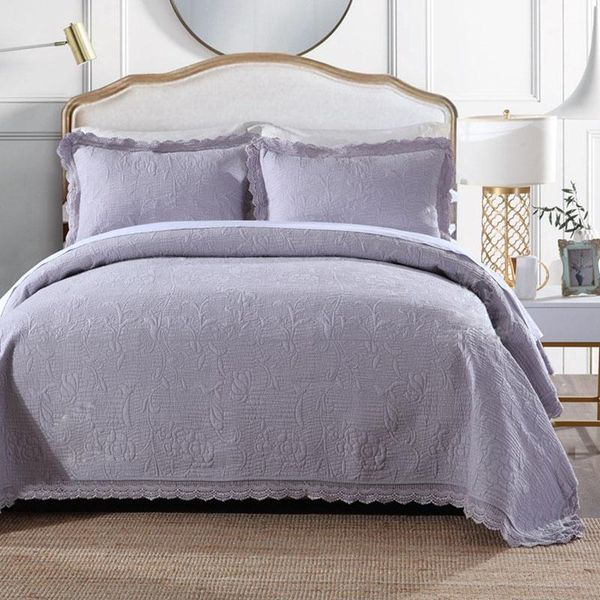comforters & sets solid cotton bedspread quilt set 3pcs embroidered quilts korea quilted bed covers pillowcase king size 240x260 lace coverl
comforters & sets solid cotton bedspread quilt set 3pcs embroidered quilts korea quilted bed covers pillowcase king size 240x260 lace coverl