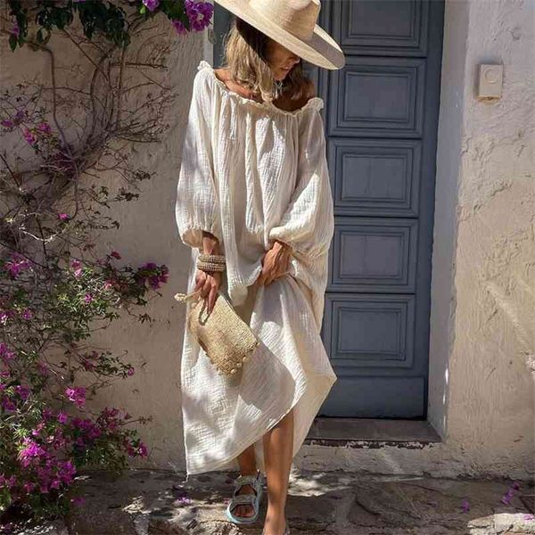autumn 2021 casual loose ruffle one shoulder lantern sleeve dress for women, Black;gray
autumn 2021 casual loose ruffle one shoulder lantern sleeve dress for women, Black;gray