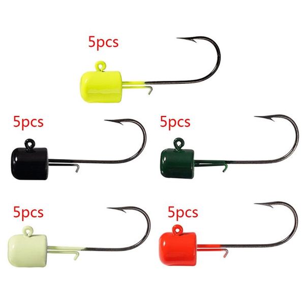 2.5g/3.5g/5g/7g 5 pcs fishing hook jig head soft lure bait perch bass fishhook g32e hooks
2.5g/3.5g/5g/7g 5 pcs fishing hook jig head soft lure bait perch bass fishhook g32e hooks
