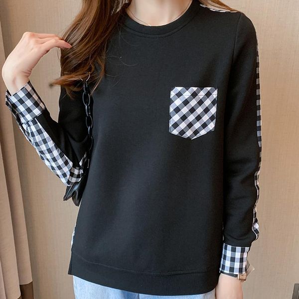 women's hoodies & sweatshirts fashion print 2021 spring autumn female casual sweatshirt, Black
women's hoodies & sweatshirts fashion print 2021 spring autumn female casual sweatshirt, Black