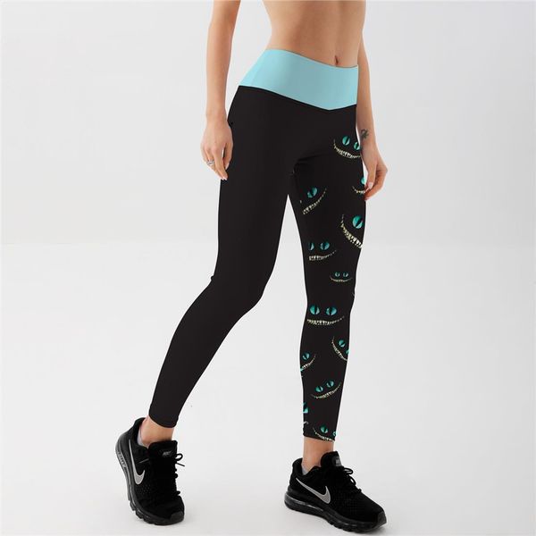 green eyed smiley face womens legging 3d print high waist pants trousers ropa mujer, Black
green eyed smiley face womens legging 3d print high waist pants trousers ropa mujer, Black