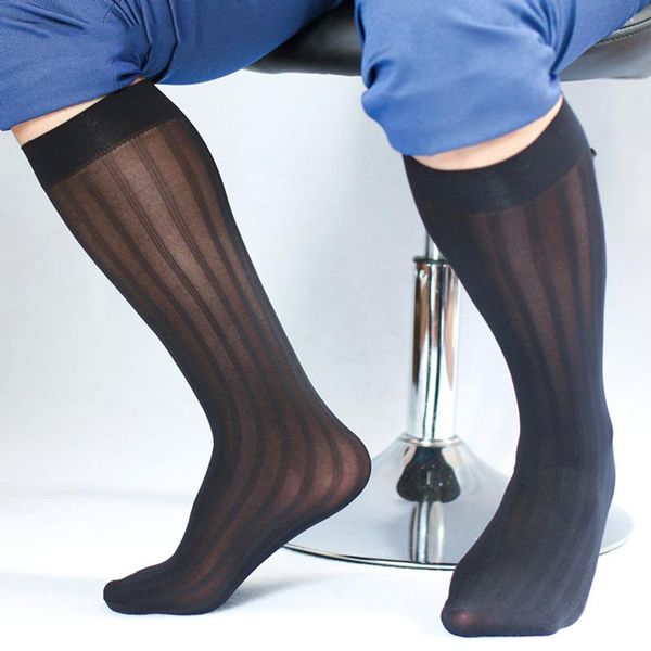 men's socks striped men long tube stockings for leisure middle business mesh breathe soft male, Black
men's socks striped men long tube stockings for leisure middle business mesh breathe soft male, Black