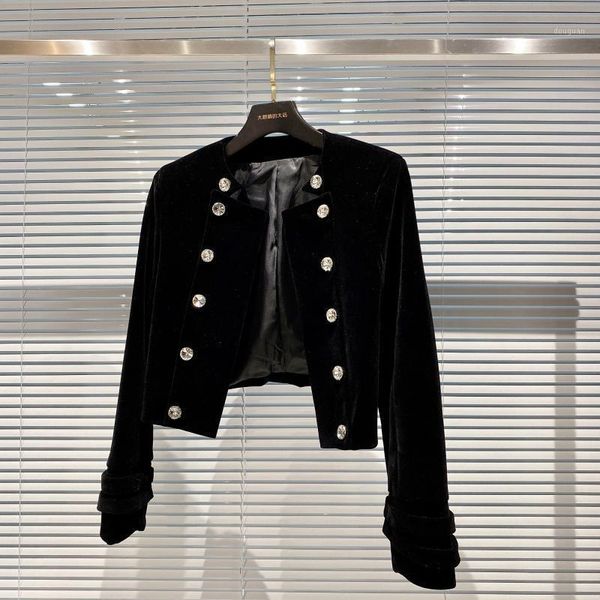 women's jackets net red trendy women velvet jacket coat 2021 autumn rhinestone sinhle-breasted o-neck long-sleeved elegant short, Black;brown
women's jackets net red trendy women velvet jacket coat 2021 autumn rhinestone sinhle-breasted o-neck long-sleeved elegant short, Black;brown