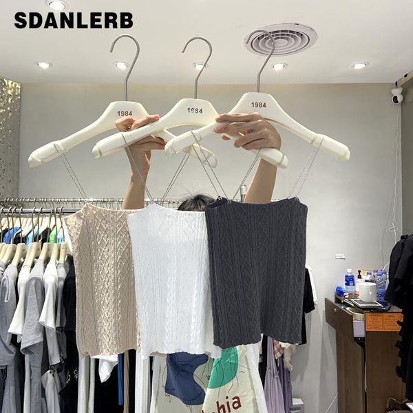 women's tanks & camis chain outer wear sling 2021 summer high waist short inner knitted vest women crop all-matching bottom, White
women's tanks & camis chain outer wear sling 2021 summer high waist short inner knitted vest women crop all-matching bottom, White