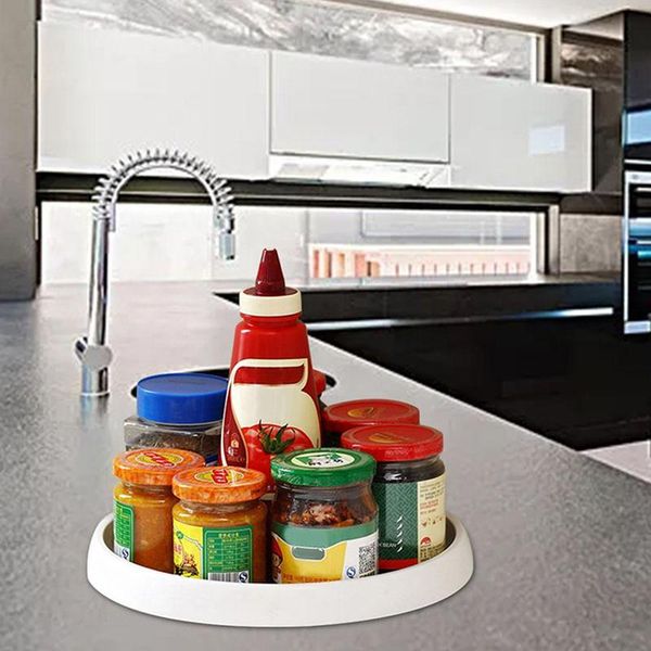 rotating tray kitchen storage containers for spice jar snack bathroom non slip dried plate & organization
rotating tray kitchen storage containers for spice jar snack bathroom non slip dried plate & organization