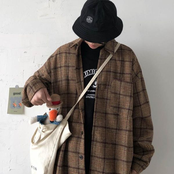 men's shirt 2021 autumn slim solid color plaid print long sleeve loose casual lapel personality youth wear shirts, White;black
men's shirt 2021 autumn slim solid color plaid print long sleeve loose casual lapel personality youth wear shirts, White;black