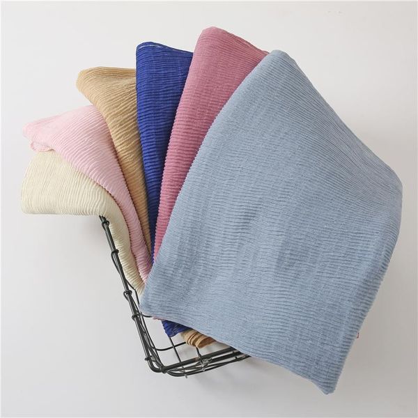 scarves wholesale solid bubble cotton linen hijab muslim women crinkle scarfs headband wraps candy colored shawls 100 pcs/lot, Blue;gray
scarves wholesale solid bubble cotton linen hijab muslim women crinkle scarfs headband wraps candy colored shawls 100 pcs/lot, Blue;gray