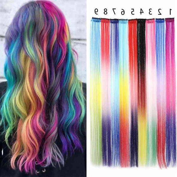 style women's straight new color hair one single clip seamless gradient wig piece, Black
style women's straight new color hair one single clip seamless gradient wig piece, Black