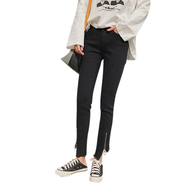women's pants & capris missky solid color women jeans ninth pencil high waist casual slim fit ankle-length, Black;white
women's pants & capris missky solid color women jeans ninth pencil high waist casual slim fit ankle-length, Black;white