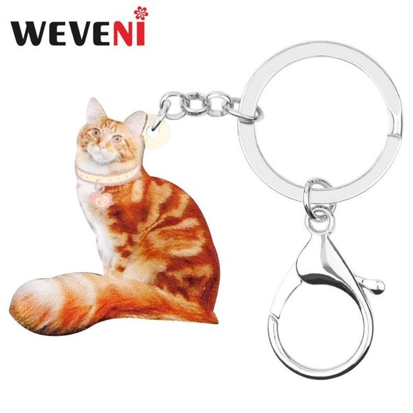 keychains weveni acrylic cute sitting orange dazed cat keychain key rings fashion animal jewelry for women girls teens charms lots gift, Silver
keychains weveni acrylic cute sitting orange dazed cat keychain key rings fashion animal jewelry for women girls teens charms lots gift, Silver