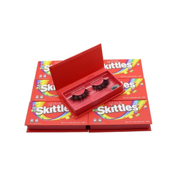false eyelashes red skittles candy eyelash case wholesale makeup 100% cruelty handmade 3d mink lashes custom packaging
false eyelashes red skittles candy eyelash case wholesale makeup 100% cruelty handmade 3d mink lashes custom packaging