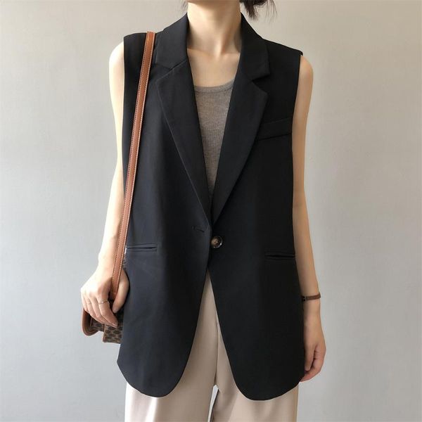 women's vests hzirip blazers vest coats outwear plus size elegant sleeveless casual femme 2021 autumn all match loose gentle ol, Black;white
women's vests hzirip blazers vest coats outwear plus size elegant sleeveless casual femme 2021 autumn all match loose gentle ol, Black;white