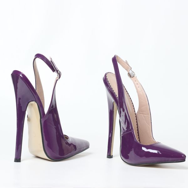 7 inch super high thin heel pumps ankle straps pointed toe fetish shoes ladies, Black;white 
7 inch super high thin heel pumps ankle straps pointed toe fetish shoes ladies, Black;white