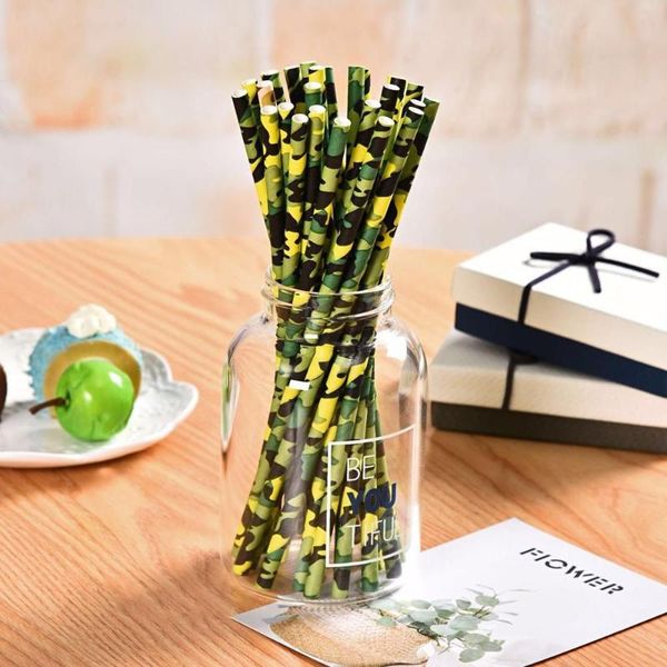 disposable dinnerware omilut 10pcs camouflage paper straws birthday party plates/cups decor theme supplies
disposable dinnerware omilut 10pcs camouflage paper straws birthday party plates/cups decor theme supplies