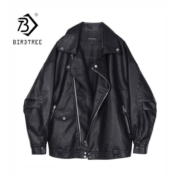 women's jackets 2021 autumn women oversize leather bomber jacket batwing sleeve zipped up pu short coat bf style casual female spring o, Black;brown
women's jackets 2021 autumn women oversize leather bomber jacket batwing sleeve zipped up pu short coat bf style casual female spring o, Black;brown