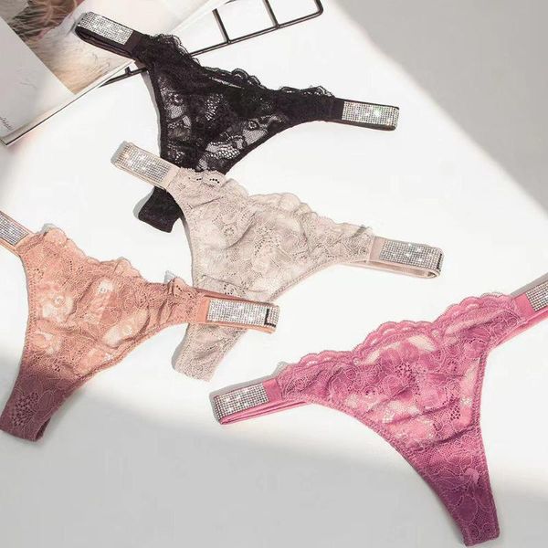 women's panties women underwear rhinestone letter thongs lace transparent t back for female low rise soft ladies black lingerie, Black;pink
women's panties women underwear rhinestone letter thongs lace transparent t back for female low rise soft ladies black lingerie, Black;pink
