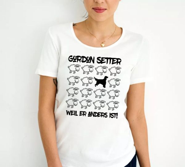 sale gordon setter black sheep dog slogan ladies t-shirt dog s sheep funny fun, White;black
sale gordon setter black sheep dog slogan ladies t-shirt dog s sheep funny fun, White;black