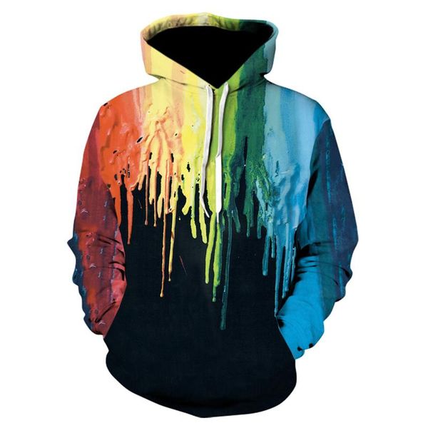 men's hoodies & sweatshirts hoodie sweatshirt 3d printing color graffiti streetwear harajuku pullover hip-hop sportswear, Black
men's hoodies & sweatshirts hoodie sweatshirt 3d printing color graffiti streetwear harajuku pullover hip-hop sportswear, Black