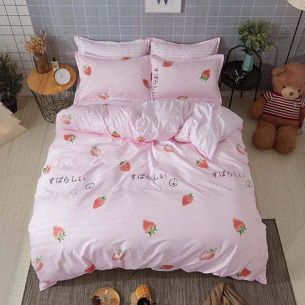 bedding sets strawberry pink girl duvet cover bed linen pillow cases comfortable sheets good quality princess style
bedding sets strawberry pink girl duvet cover bed linen pillow cases comfortable sheets good quality princess style