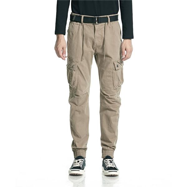 men's pants 2021 style multi-pocket overalls solid color pure cotton casual male, Black
men's pants 2021 style multi-pocket overalls solid color pure cotton casual male, Black