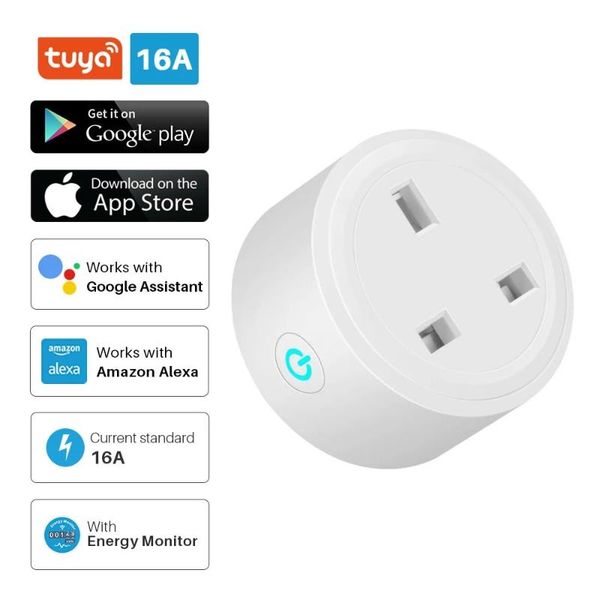 smart plug wifi socket 16a power monitor timing function tuya smartlife app control works with alexa google assistant doorbells
smart plug wifi socket 16a power monitor timing function tuya smartlife app control works with alexa google assistant doorbells