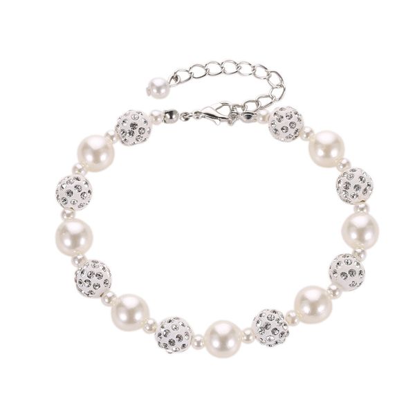 new bracelet with pearl ball set with diamond beads simple fashion shambhala jewelry bracelet accessories for women, Black
new bracelet with pearl ball set with diamond beads simple fashion shambhala jewelry bracelet accessories for women, Black