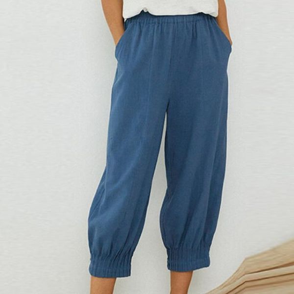 vintage linen pants women's summer trousers casual elastic waist solid loose pantalon female cropped oversized #3 & capris, Black;white
vintage linen pants women's summer trousers casual elastic waist solid loose pantalon female cropped oversized #3 & capris, Black;white