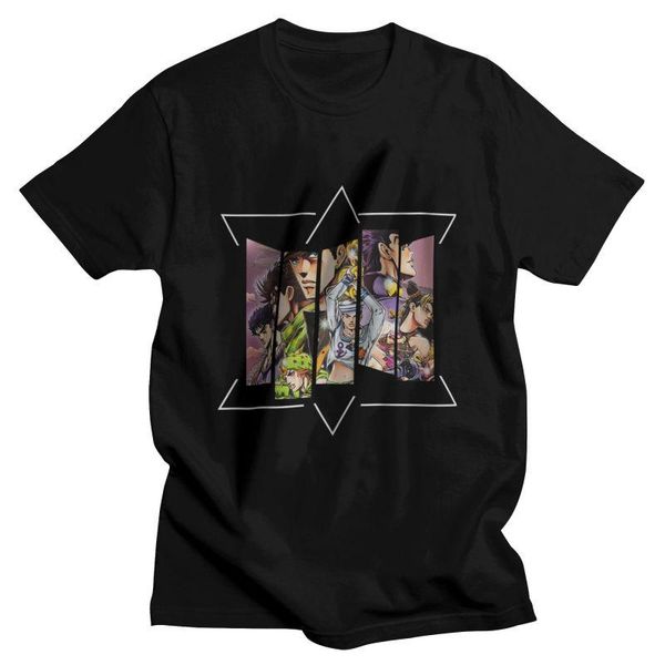 men's t-shirts harajuku anime jojos bizarre adventure men t shirt short sleeve jotaro kujo tshirt dio brando 100% cotton tee, White;black
men's t-shirts harajuku anime jojos bizarre adventure men t shirt short sleeve jotaro kujo tshirt dio brando 100% cotton tee, White;black