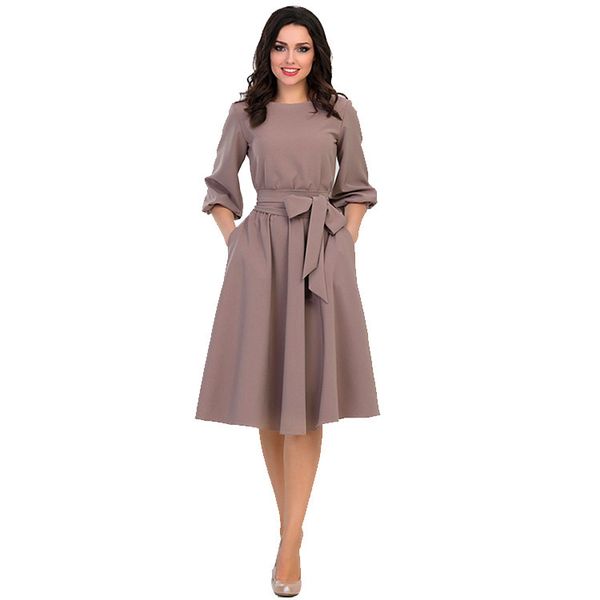 spring vestiti donna eleganti women casual o-neck long sleeve knee length dress ladies khaki cotton a-line party dress plus size 210414, Black;gray
spring vestiti donna eleganti women casual o-neck long sleeve knee length dress ladies khaki cotton a-line party dress plus size 210414, Black;gray