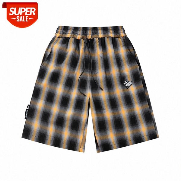 color-blocking plaid casual shorts men's bf harajuku style loose straight five-point pants street flow sports #2p58, Black
color-blocking plaid casual shorts men's bf harajuku style loose straight five-point pants street flow sports #2p58, Black