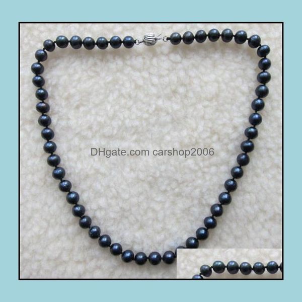 beaded necklaces & pendants jewelry 8-9mm black natural pearl necklace 18inch 925 sier clasp womens gift drop delivery 2021 hilmz, Silver
beaded necklaces & pendants jewelry 8-9mm black natural pearl necklace 18inch 925 sier clasp womens gift drop delivery 2021 hilmz, Silver