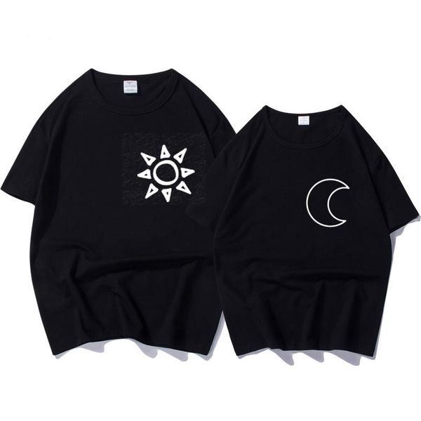 women's t-shirt funny couple t-shirts gift female short sleeve summer shirts matching women t shirt sun and moon print, White
women's t-shirt funny couple t-shirts gift female short sleeve summer shirts matching women t shirt sun and moon print, White