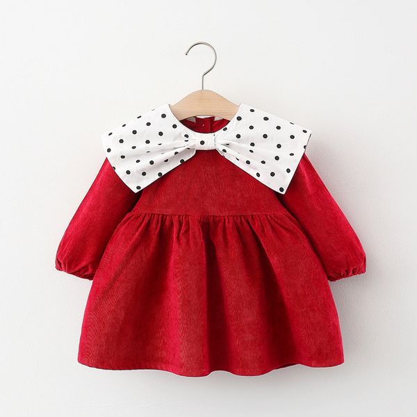 children corduroy dresses with large bow fall 2021 kids boutique clothing korean original design 0-5t girls long sleeves casual dress, Red;yellow
children corduroy dresses with large bow fall 2021 kids boutique clothing korean original design 0-5t girls long sleeves casual dress, Red;yellow