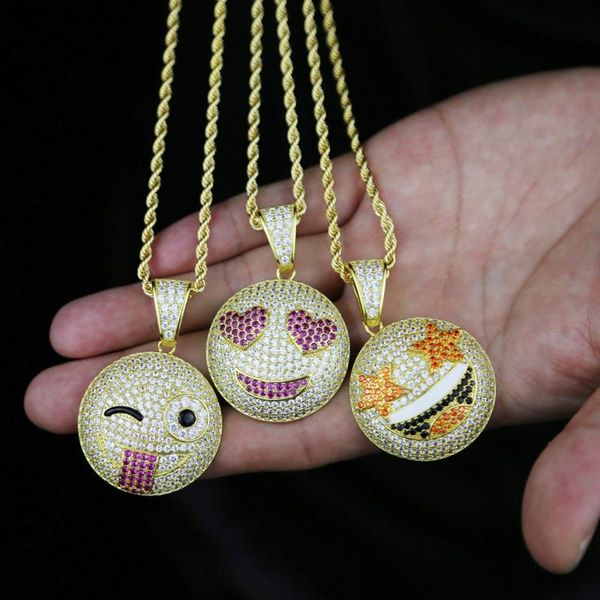 chokers gold silver color cz funny face pendant necklace iced out cubic zirco star heart smile charm necklaces men women hip hop jewelry, Golden;silver
chokers gold silver color cz funny face pendant necklace iced out cubic zirco star heart smile charm necklaces men women hip hop jewelry, Golden;silver