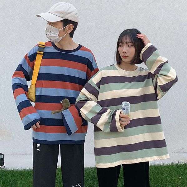 men's hoodies & sweatshirts cotton striped hoodie fashion contrast color casual o-neck sweatshirt couple streetwear loose hip hop pullo, Black
men's hoodies & sweatshirts cotton striped hoodie fashion contrast color casual o-neck sweatshirt couple streetwear loose hip hop pullo, Black
