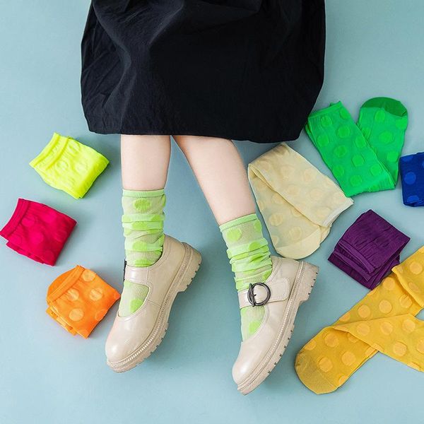 children's socks summer thin section trendy korean version of breathable ice stockings candy color tube children pile, Pink;yellow
children's socks summer thin section trendy korean version of breathable ice stockings candy color tube children pile, Pink;yellow