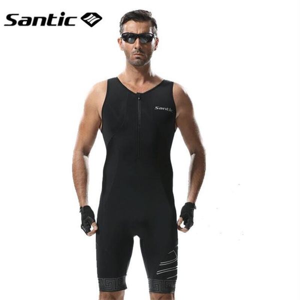 santic mens triathlon sleeveless quick dry skinsuit - race suit breathable running swimming cycling skin clothing racing sets, Black;blue
santic mens triathlon sleeveless quick dry skinsuit - race suit breathable running swimming cycling skin clothing racing sets, Black;blue