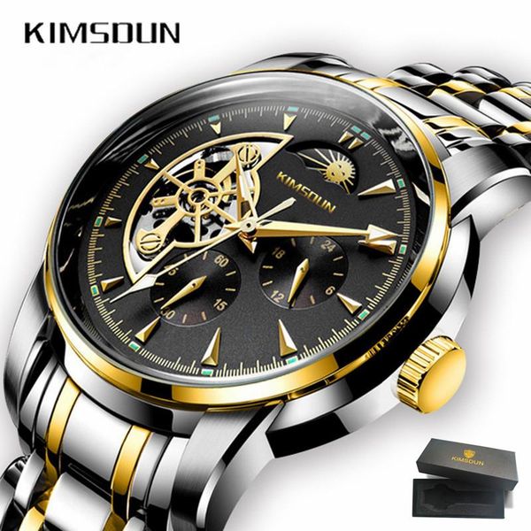 wristwatches luxury business men's mechanical watches brand kimsdun automatic tourbillon gold steel waterproof wrist clock relogio, Slivery;brown
wristwatches luxury business men's mechanical watches brand kimsdun automatic tourbillon gold steel waterproof wrist clock relogio, Slivery;brown