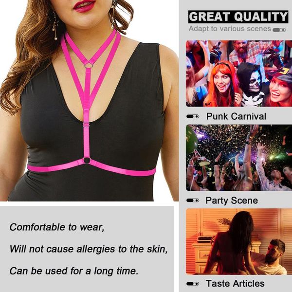 garters plus size women punk chest sculpture gothic erotic lingerie binding body harness straps costume cupless bra nightclub rave, Black;white
garters plus size women punk chest sculpture gothic erotic lingerie binding body harness straps costume cupless bra nightclub rave, Black;white