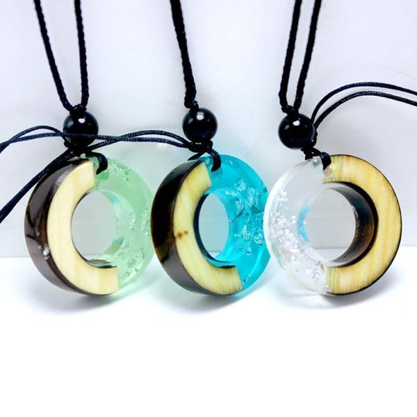 pendant necklaces hollow round wood&resin&tinfoil pendant+black polyester necklace for men/women fashionable woven rope chain jewelry gift, Silver
pendant necklaces hollow round wood&resin&tinfoil pendant+black polyester necklace for men/women fashionable woven rope chain jewelry gift, Silver