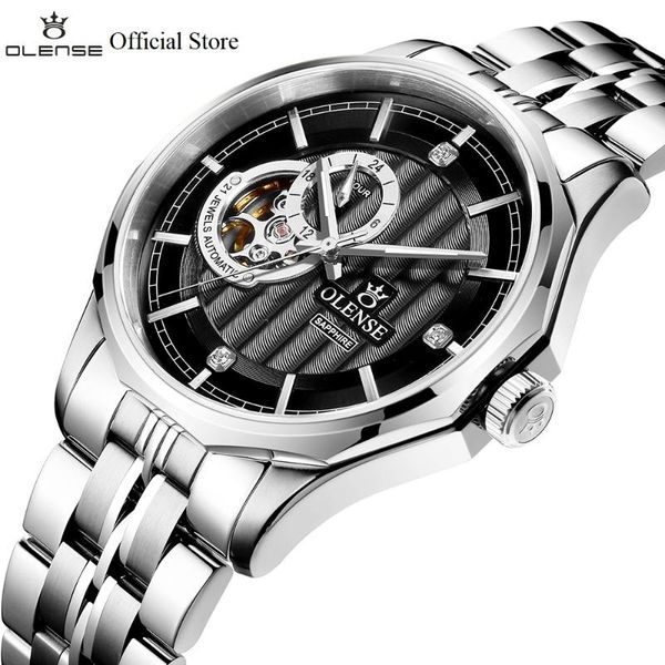 wristwatches watch men olense ga8029 sapphire mechanical movement automatic wristwatch solid stainless steel box tool dropship, Slivery;brown
wristwatches watch men olense ga8029 sapphire mechanical movement automatic wristwatch solid stainless steel box tool dropship, Slivery;brown