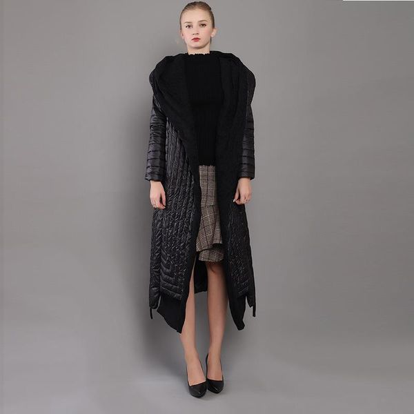 women's down & parkas coats for women x-long lightweight hooded slim female jacket white duck elegant ol party overcoat fy.yiyi, Black
women's down & parkas coats for women x-long lightweight hooded slim female jacket white duck elegant ol party overcoat fy.yiyi, Black